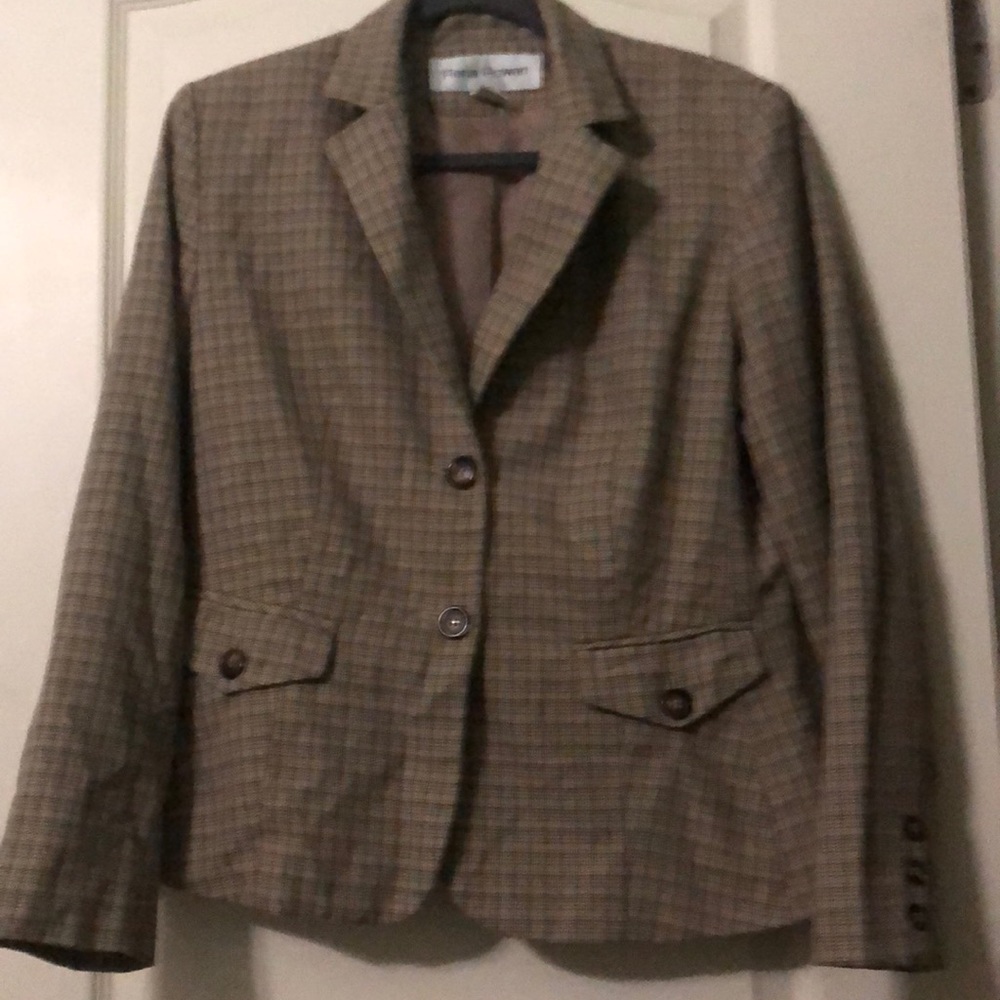 Plaid Blazer || Size 8